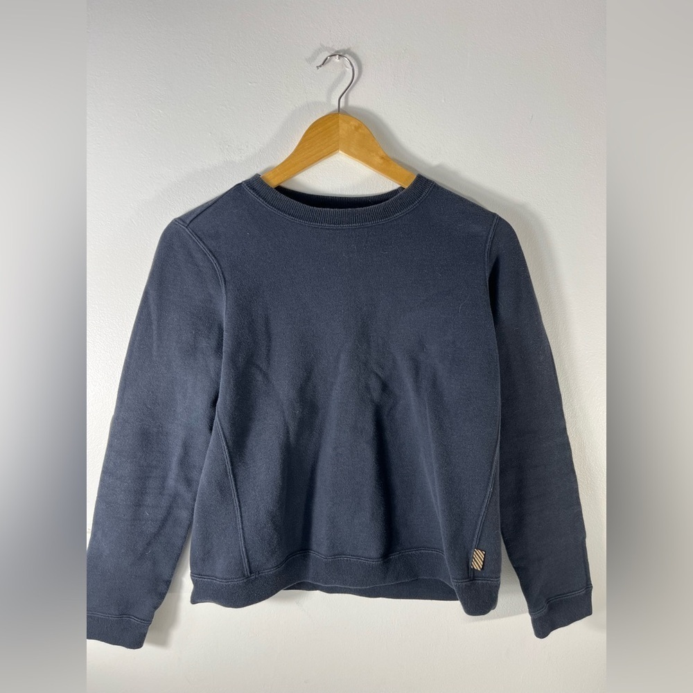 Billy Reid Crew Neck Men’s/Unisex Size XS Black Leather Elbow Patches